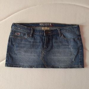 Hollister Denim Mini skirt. Circa mid 2000s.